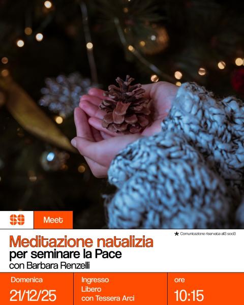 Meditazione natalizia per seminare la Pace
