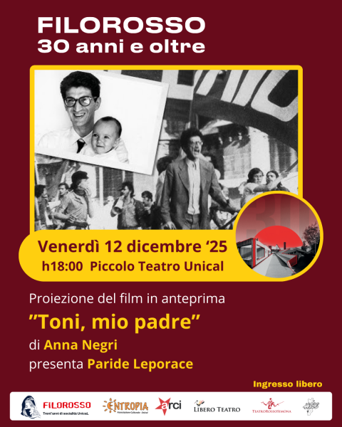 Anteprima del film “Toni, mio padre” di Anna Negri