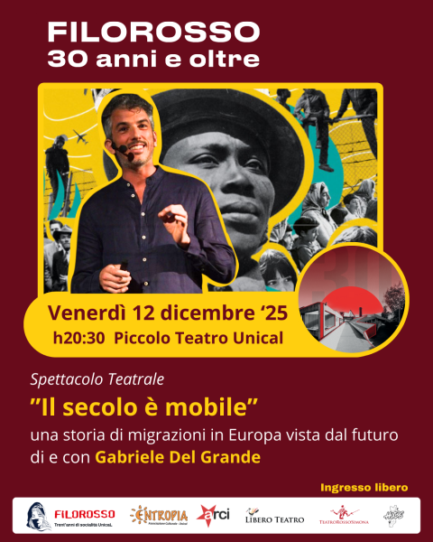 Spettacolo teatrale “Il secolo è mobile” – Gabriele Del Grande