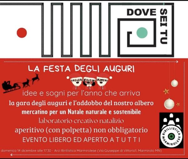 LA FESTA DEGLI AUGURI - Associazione DOVE SEI TU
