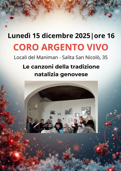 Canti natalizi genovesi con il Coro Argento Vivo