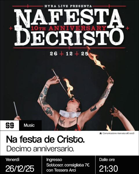 Na festa de Cristo – Decimo anniversario