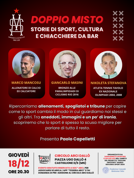 DOPPIO MISTO con Marco Mancosu, Giancarlo Masini, Nikoleta Stefanova