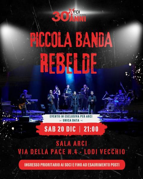 PICCOLA BANDA REBELDE live