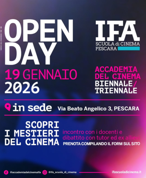 Open Day scuola di cinema biennale/triennale