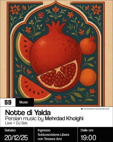 Notte di Yalda – Persian music by Mehrdad Kholghi