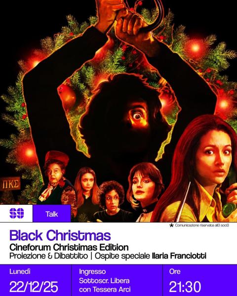 Black Christmas – Cineforum proiezione & dibattito