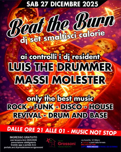 BEAT THE BURN dj set smaltisci calorie