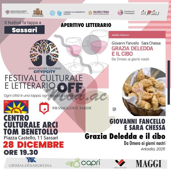 "Grazia Deledda e il cibo" di G.Fancello e S.Chessa.