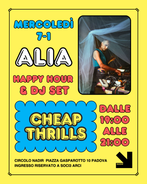 CHEAP THRILLS: L'APERITIVO DI NADIR