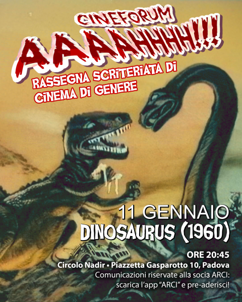 🎥"DINOSAURUS" (1960) • Cineforum AAAAHHHH!