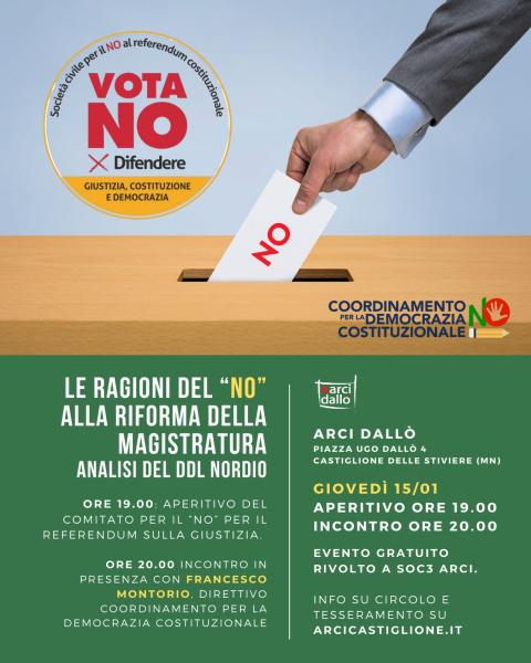 Le ragioni del “NO” alla riforma della magistratura con Francesco Montorio