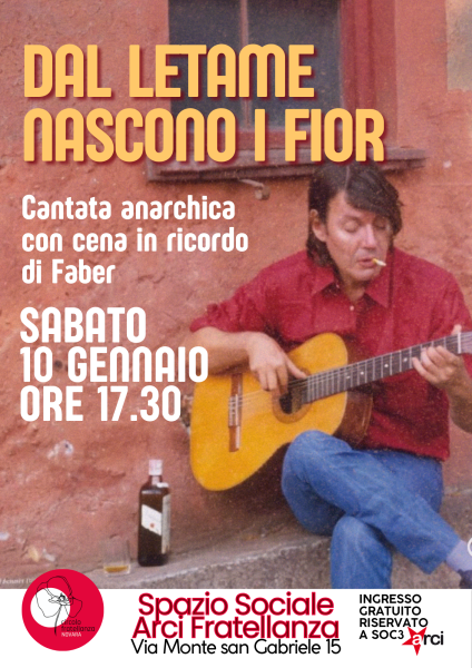 Dal letame nascono i fior | Cantata anarchica in ricordo di Faber