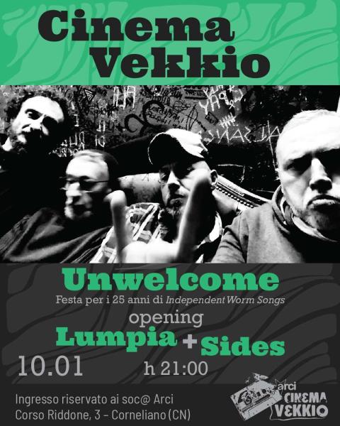 Live UNWELCOME | LUMPIA | SIDES