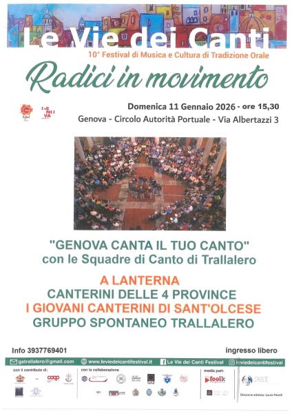 Radici in movimento- GENOVA CANTA IL TUO CANTO