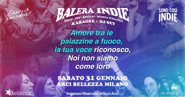 BALERA INDIE DJSET + KARAOKE