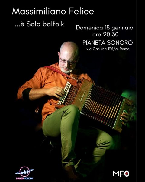 🪗 ...𝗲̀ 𝗦𝗼𝗹𝗼 𝗕𝗮𝗹𝗳𝗼𝗹𝗸 Live (h. 18:30 stage introduttivo alle danze) // 18:01 @PianetaSonoro