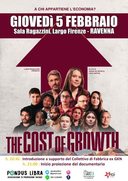 The Cost of Growth: proiezione del documentario e sostegno al Collettivo di Fabbrica ex GKN