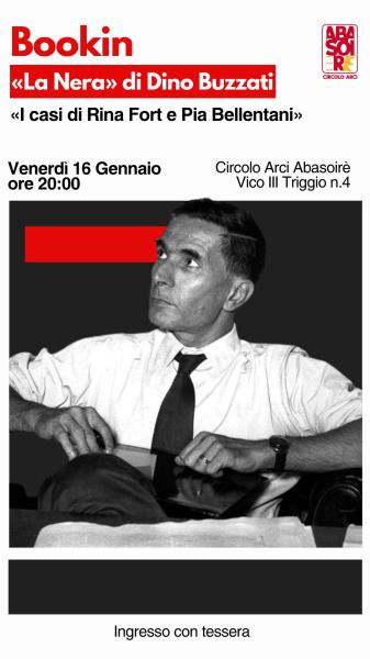 Bookin <<La Nera>> di Dino Buzzati