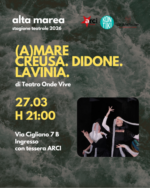 (A)MARE – CREUSA, DIDONE, LAVINIA