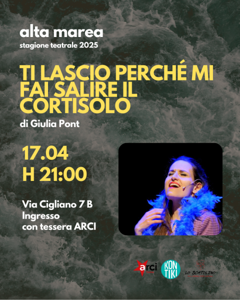 TI LASCIO PERCHÉ MI FAI SALIRE IL CORTISOLO