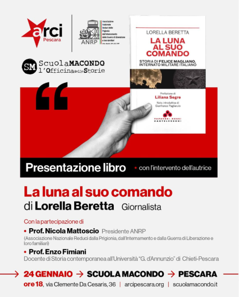 Presentazione libro "La luna al suo comando" di Lorella Beretta