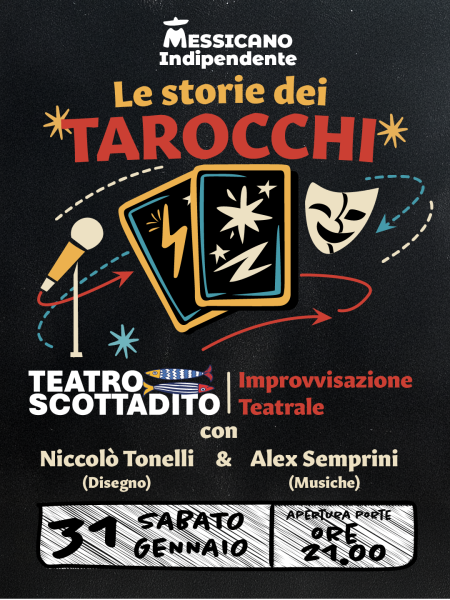 Le Storie dei Tarocchi | Improvvisazione Teatrale @ Messicano_Indipendente