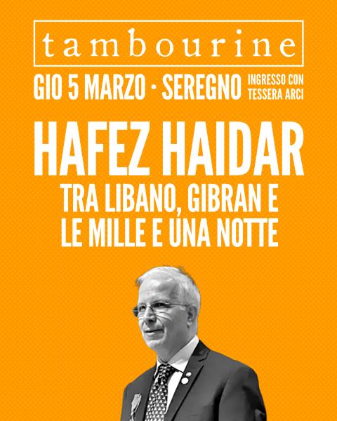 BOOK CLUB • Quinto Incontro • Ospite HAFEZ HAIDAR