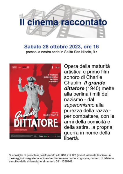 Il cinema raccontato - La comicità nel cinema: da Charlie Chaplin a Woody Allen