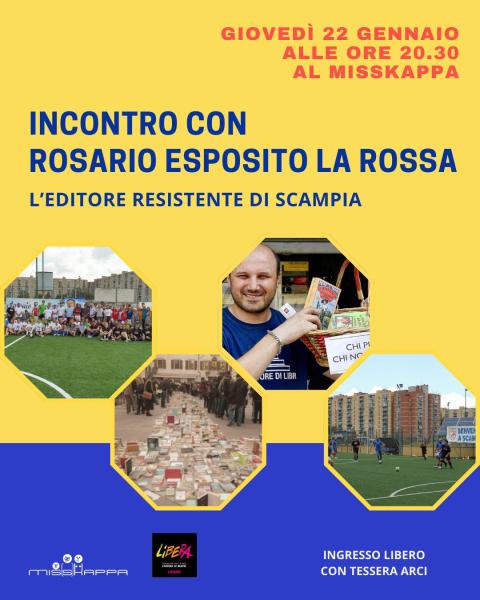 Incontro con Rosario Esposito La Rossa