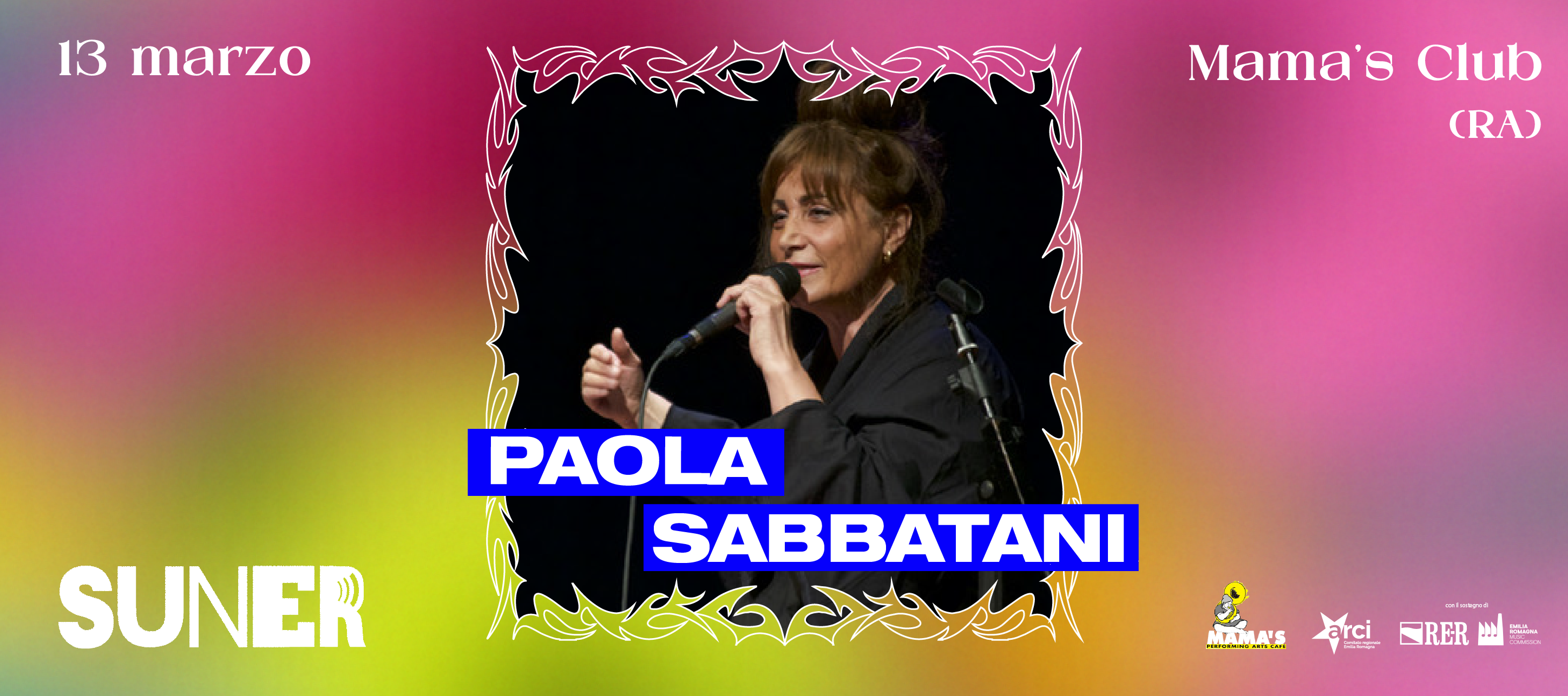 𝗣𝗮𝗼𝗹𝗮 𝗦𝗮𝗯𝗯𝗮𝘁𝗮𝗻𝗶 ✧ SUNER Festival