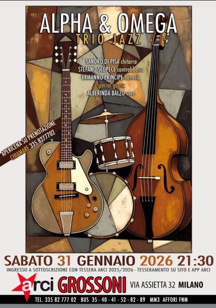 ALPHA E OMEGA TRIO JAZZ