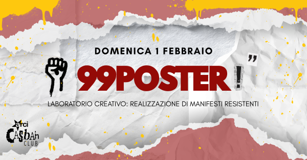99POSTER: Laboratorio di collage a tecnica mista