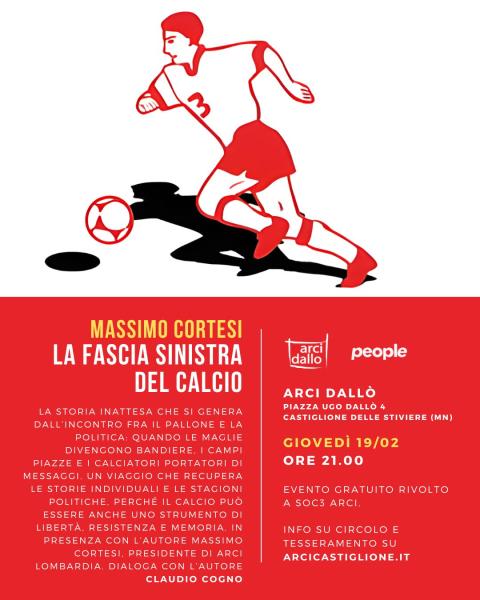 Massimo Cortesi presenta “La fascia sinistra del calcio”.⚽️
