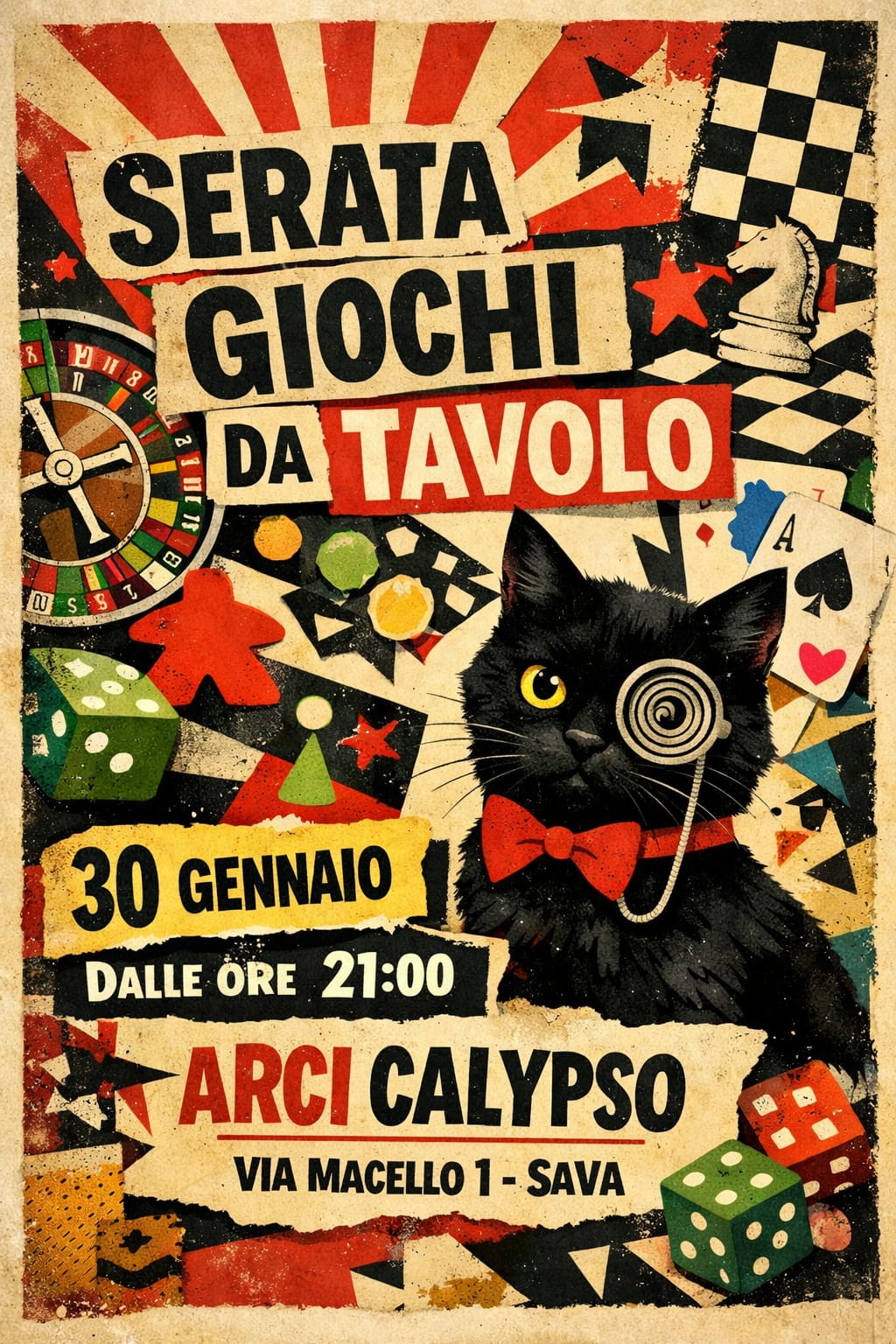 Serata giochi da tavolo in Casa Calypso