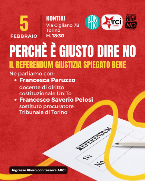 PERCHÉ È GIUSTO DIRE NO