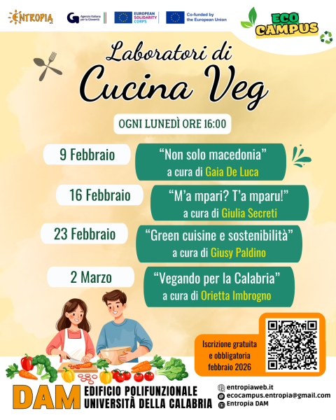 Laboratori di Cucina Veg “Vegando per la Calabria”