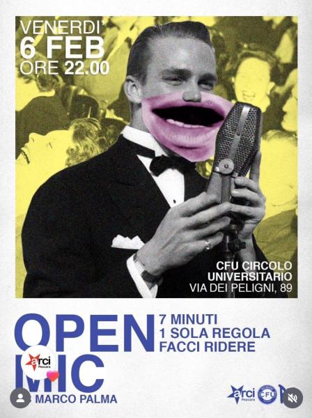 OPEN MIC STAND UP COMEDY!