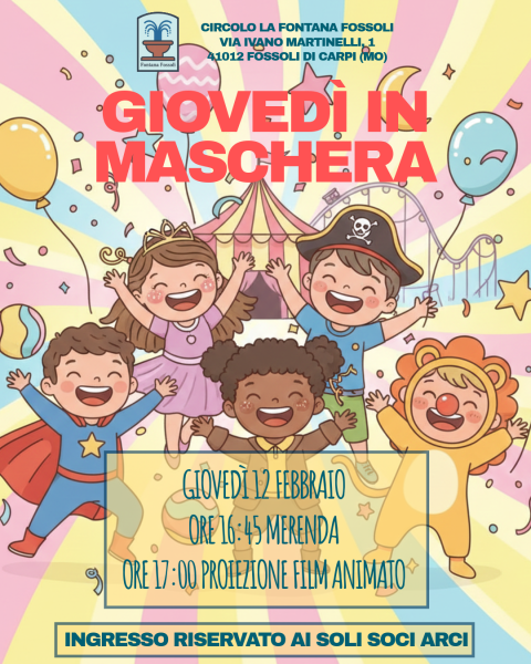 Giovedì in maschera