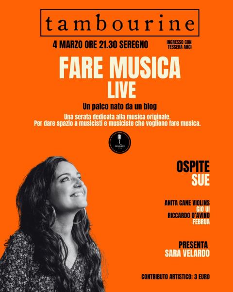 FARE MUSICA LIVE • Un palco nato da un blog