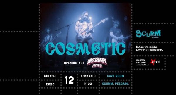 cosmetic live @ Scumm live cave room, opening act Amsterdam Parkers