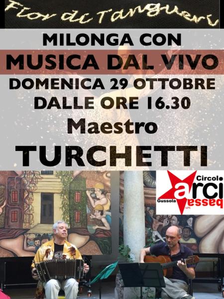 Milonga con musica dal vivo e stage