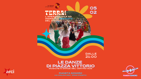 🌍🎶 𝑻𝒆𝒓𝒓𝒂! LE DANZE DI PIAZZA VITTORIO Live // L'appuntamento popolare con DPV a PianetaSonoro