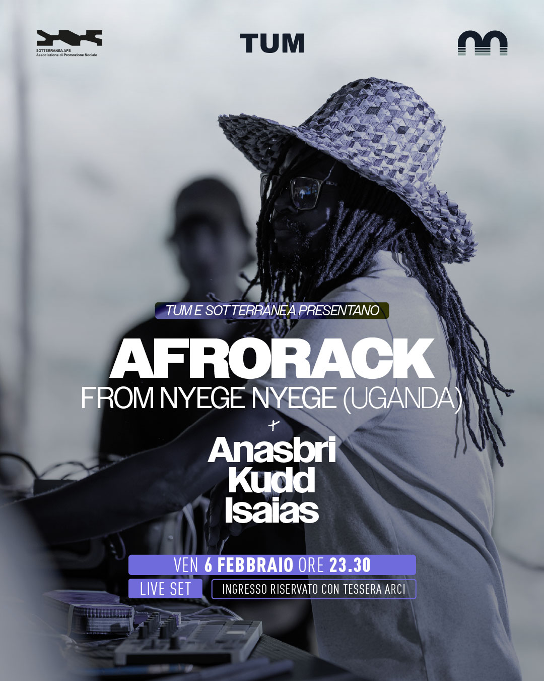 AFRORACK LIVE SET + ANASBRI – KUDD – ISAIAS
