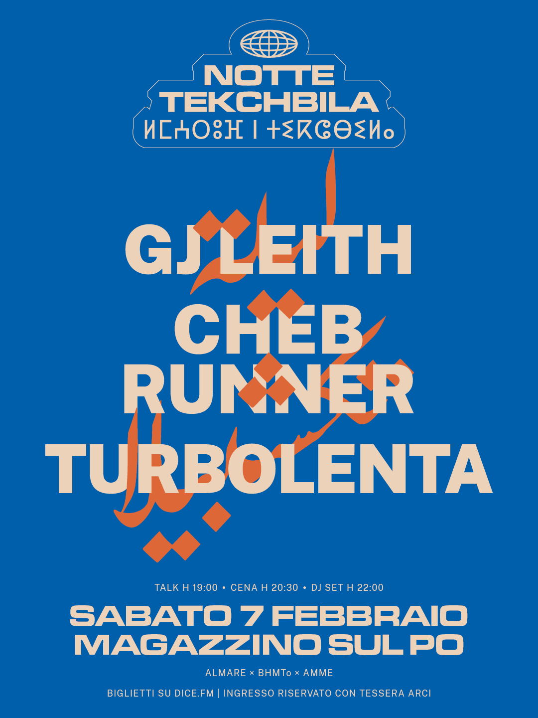 NOTTE TEKCHBILA W/GJ LEITH + CHEB RUNNER + TURBOLENTA – ALMARE X BLACK HISTORY MONTH