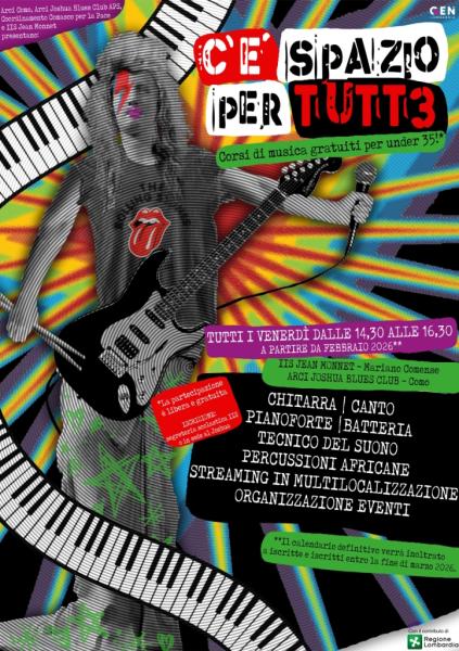 dal 16 febbraio/ Corsi di musica gratuiti per Under 35