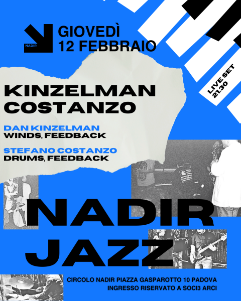 NADIR JAZZ: la rassegna • KINZELMAN / COSTANZO
