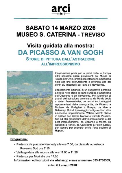 Mostra Treviso da Picasso a Van Gogh