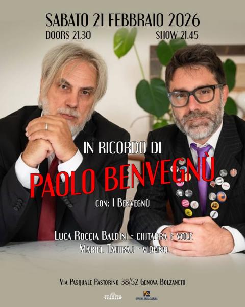 In ricordo di Paolo Benvegnù - con I Benvegnù