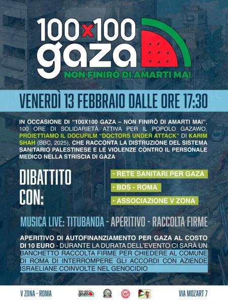 100x100 Gaza – Non finirò di amarti mai
